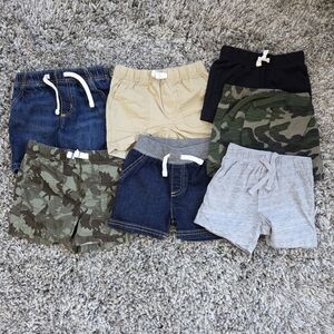 Bundle of 6 month Baby Shorts - Cotton Denim, Carter's and Old Navy